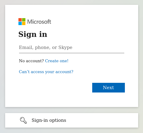 Azure AD登录门户